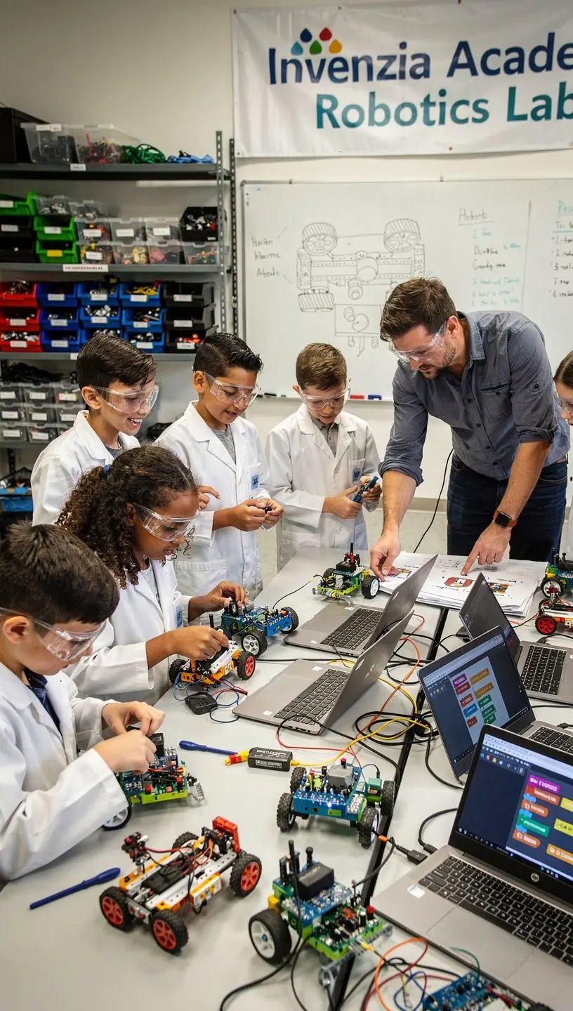 Uczestnicy warsztatów językowych, bawiący się w naukę nowych słów poprzez interaktywne gry.